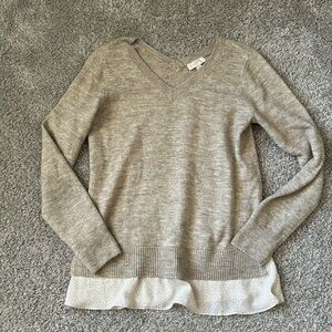 LOFT - tan sweater